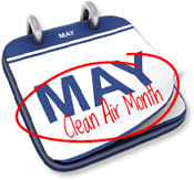 Clean Air Month Logo