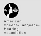 Logo of the American Speech-Language-Hearing Association